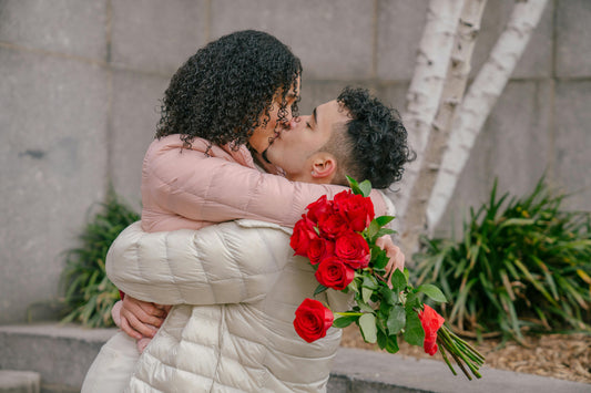 Couple kissing