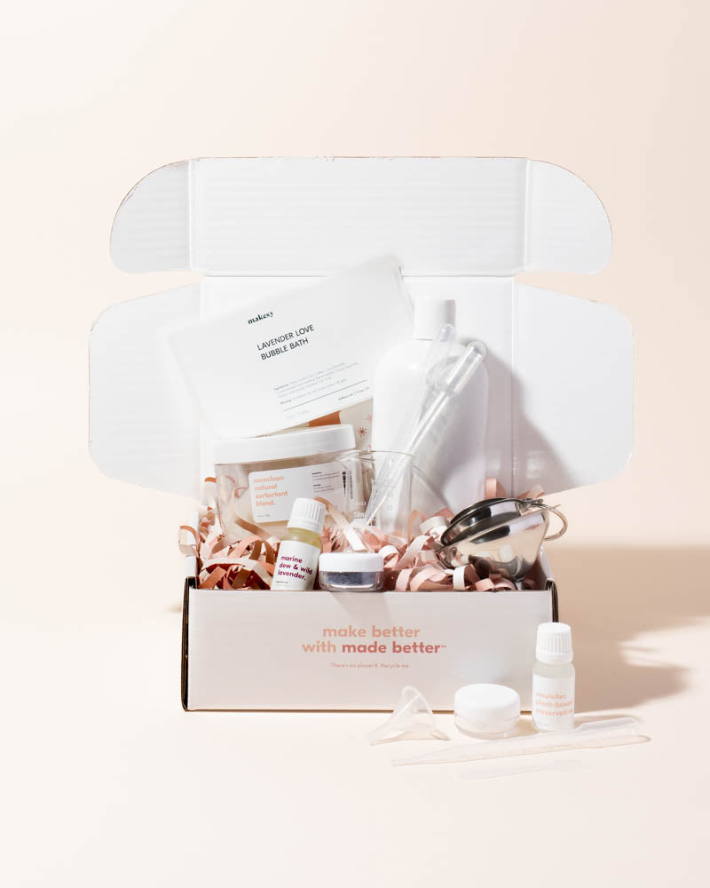 Lavender love diy bubble bath kit