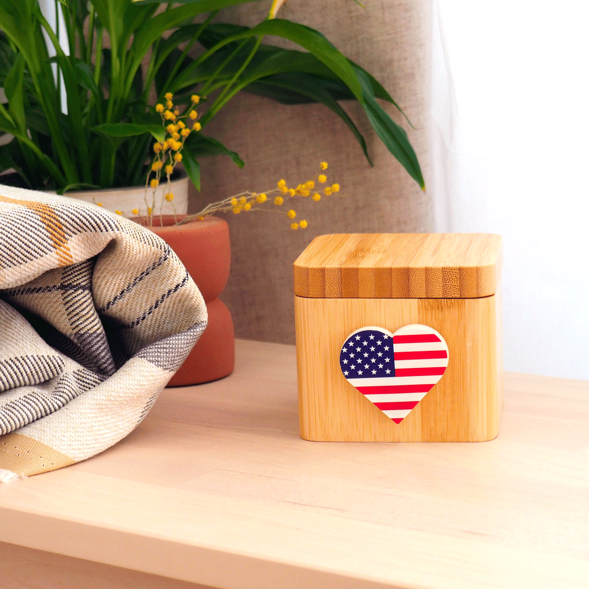 lovebox color photo american flag gift 