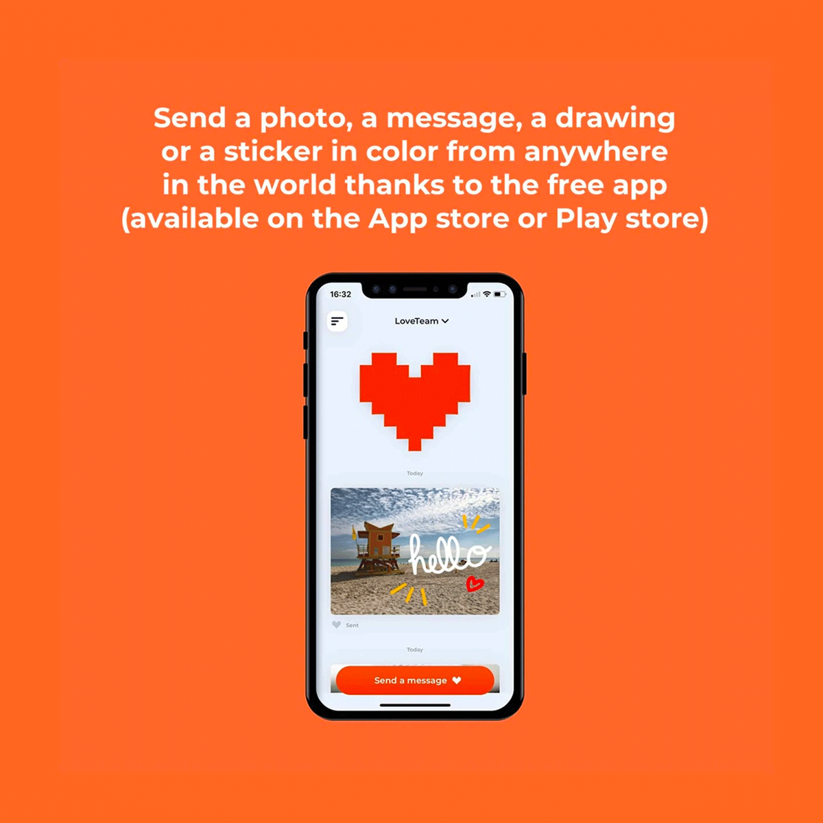 how it works lovebox lovers send message app