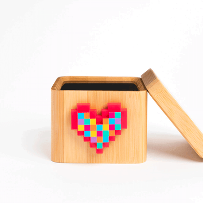 lovebox color pixel gift lid