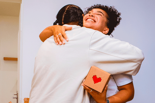 Couple with a lovebox