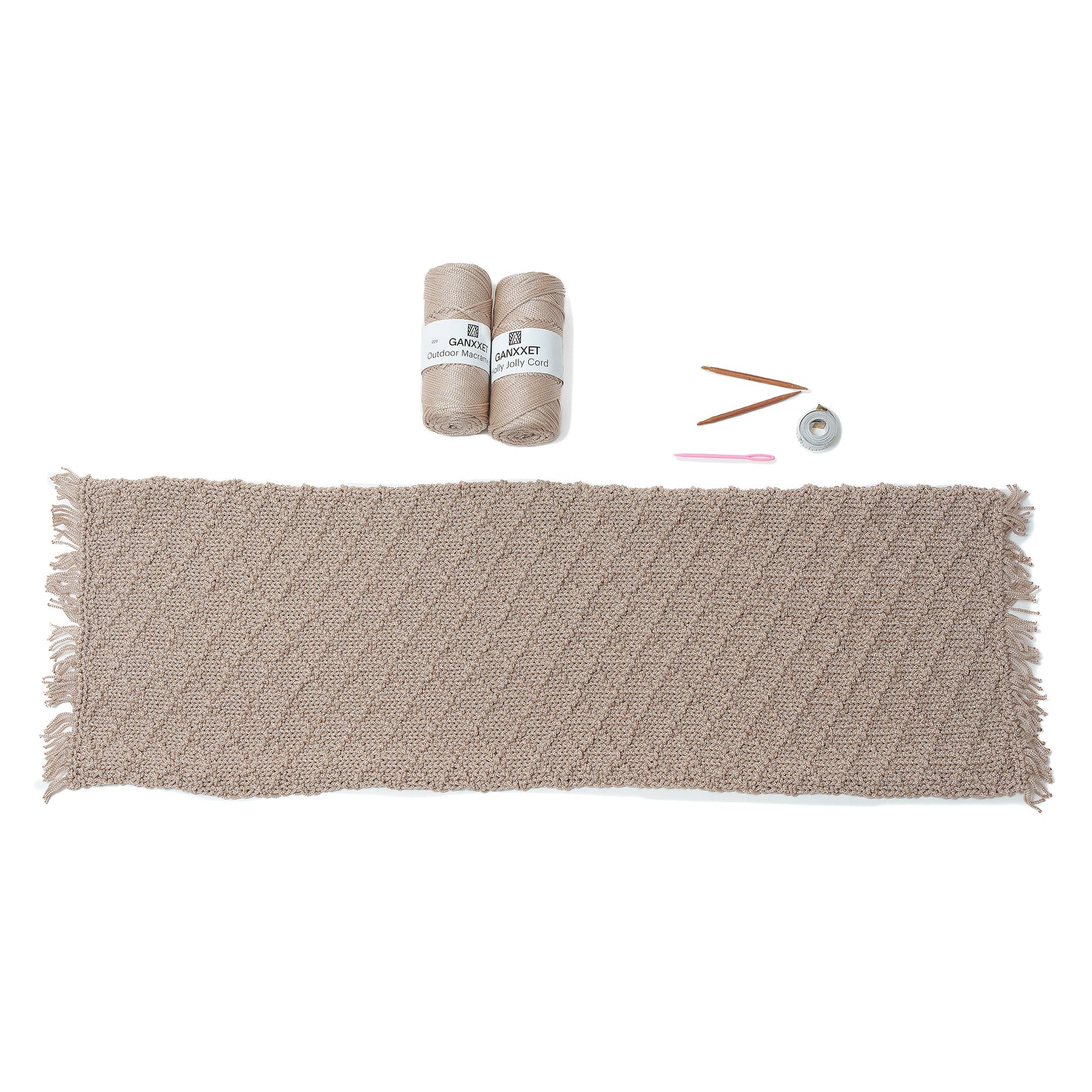 Knit Table Runner DIY Kit by Ganxxet x Little Birdie Design Studio