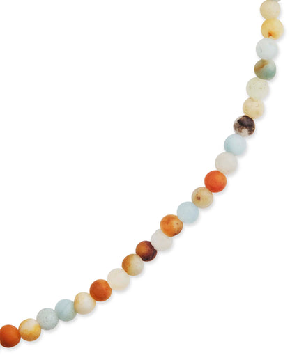 Amazonite-Quartz Beaded Stretch Bracelet