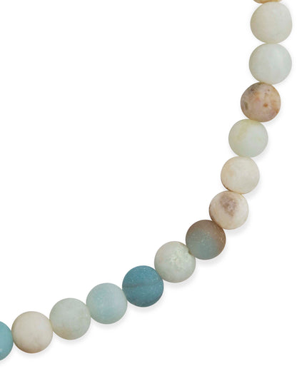 Amazonite-Quartz Beaded Stretch Bracelet