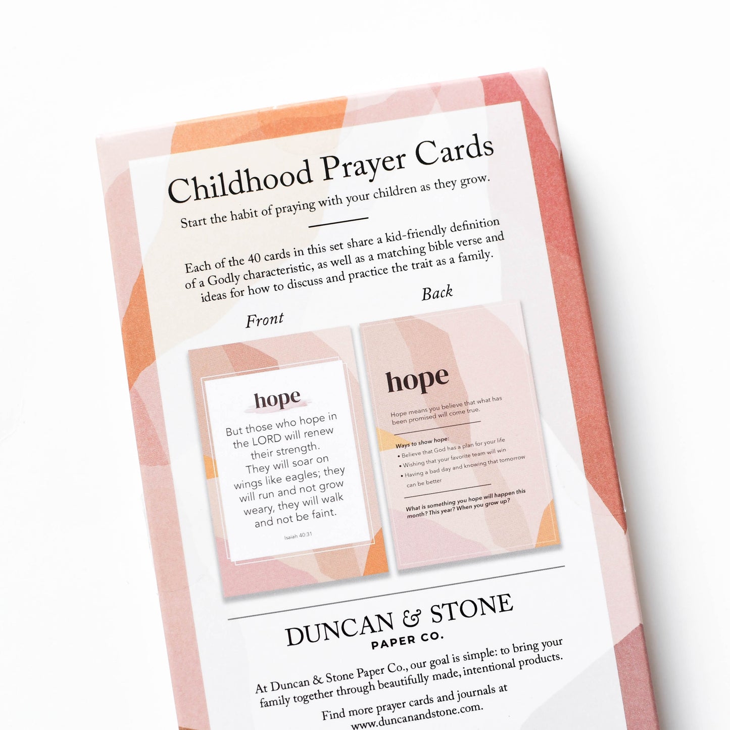 Childhood Prayer Cards