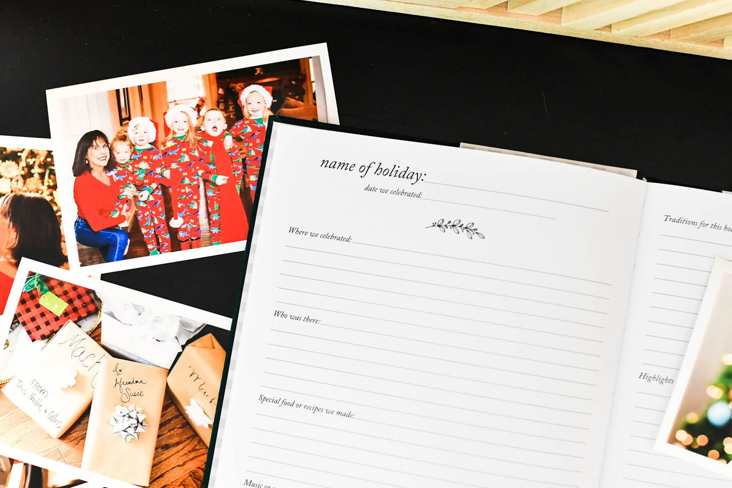 Holiday Memory Book & Family Keepsake