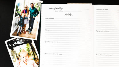 Holiday Memory Book & Family Keepsake