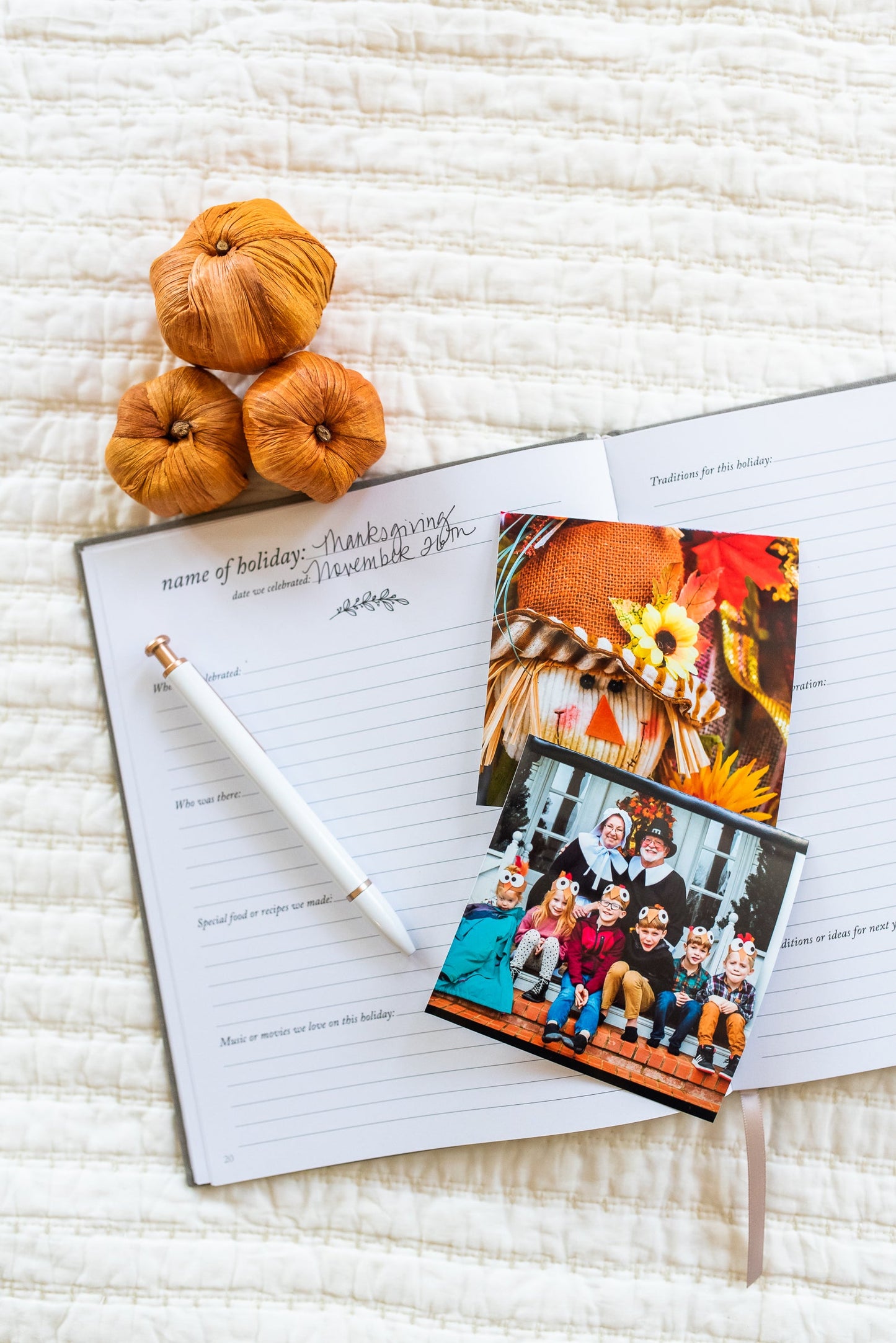 Holiday Memory Book & Family Keepsake