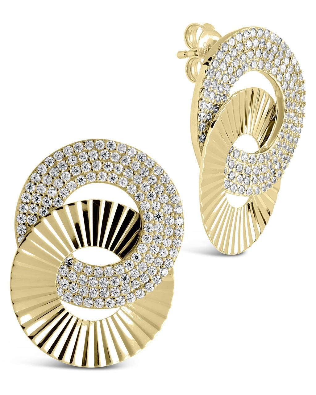 Adelina Linking Drop Stud Earrings