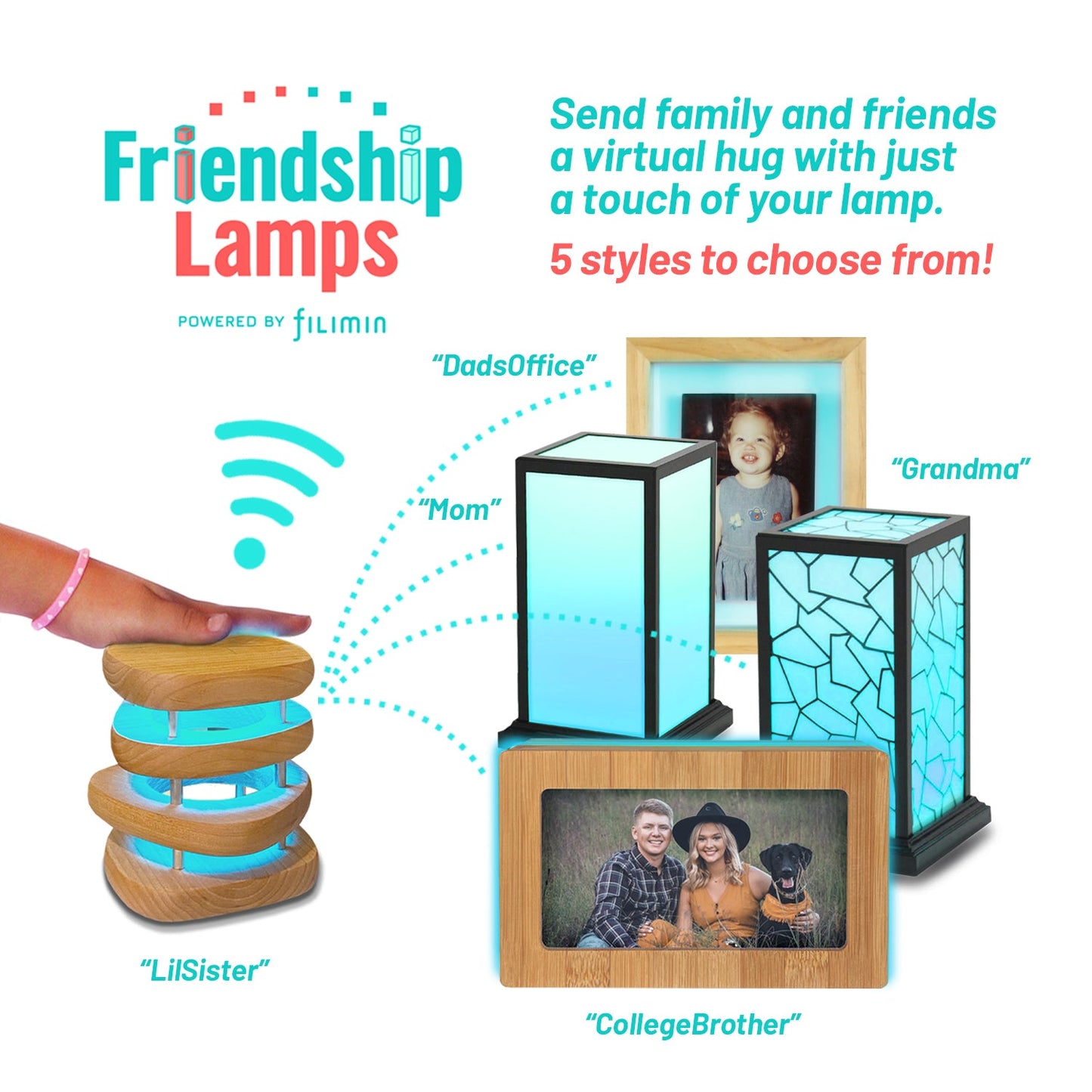 Mid-Century Design Friendship Lamps