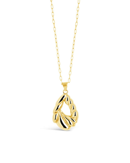 Alouette Textured Pendant Necklace