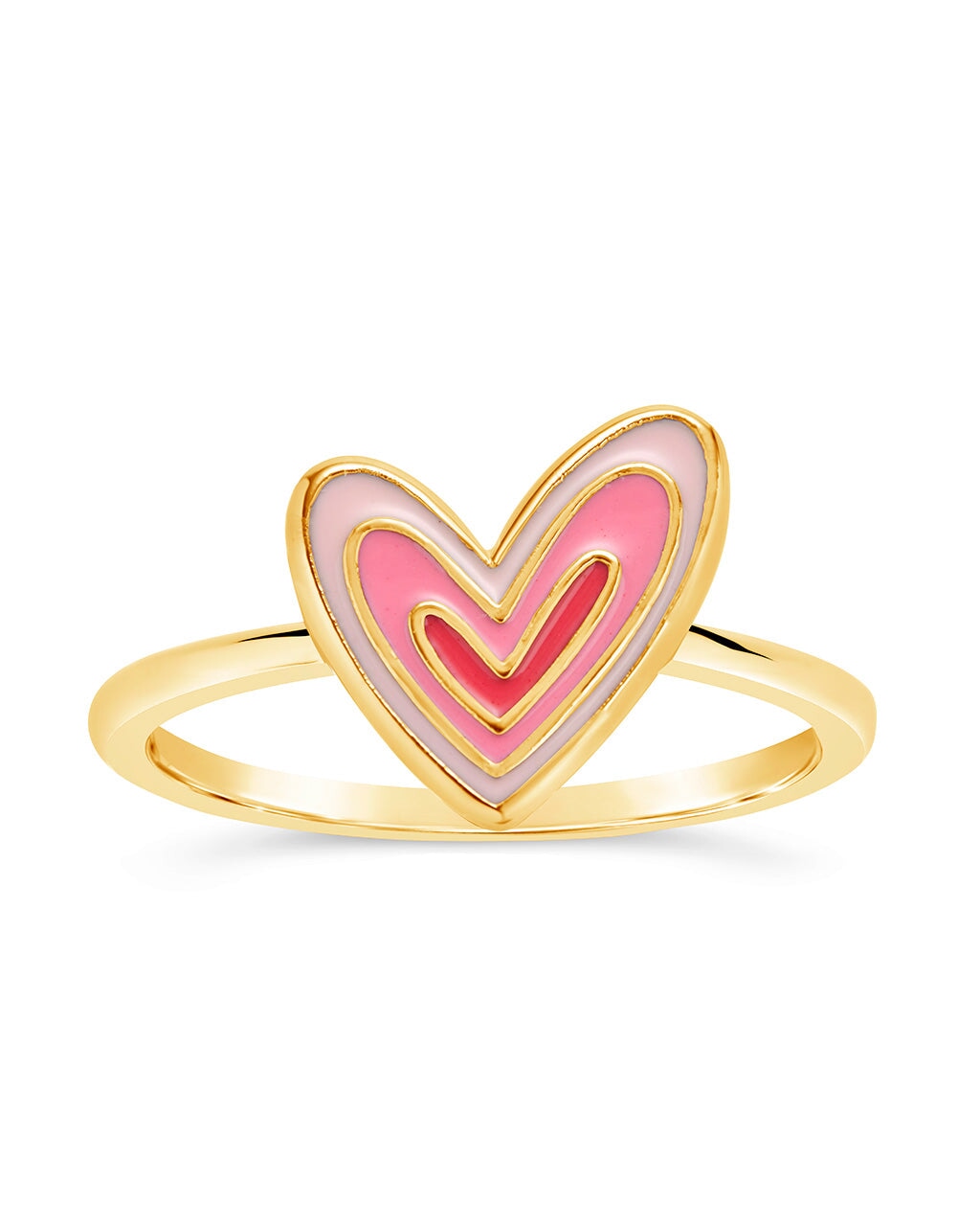 Amanda Enamel Heart Ring