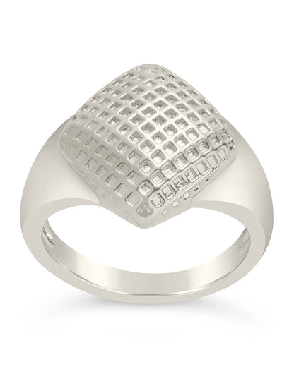 Aldari Textured Signet Ring