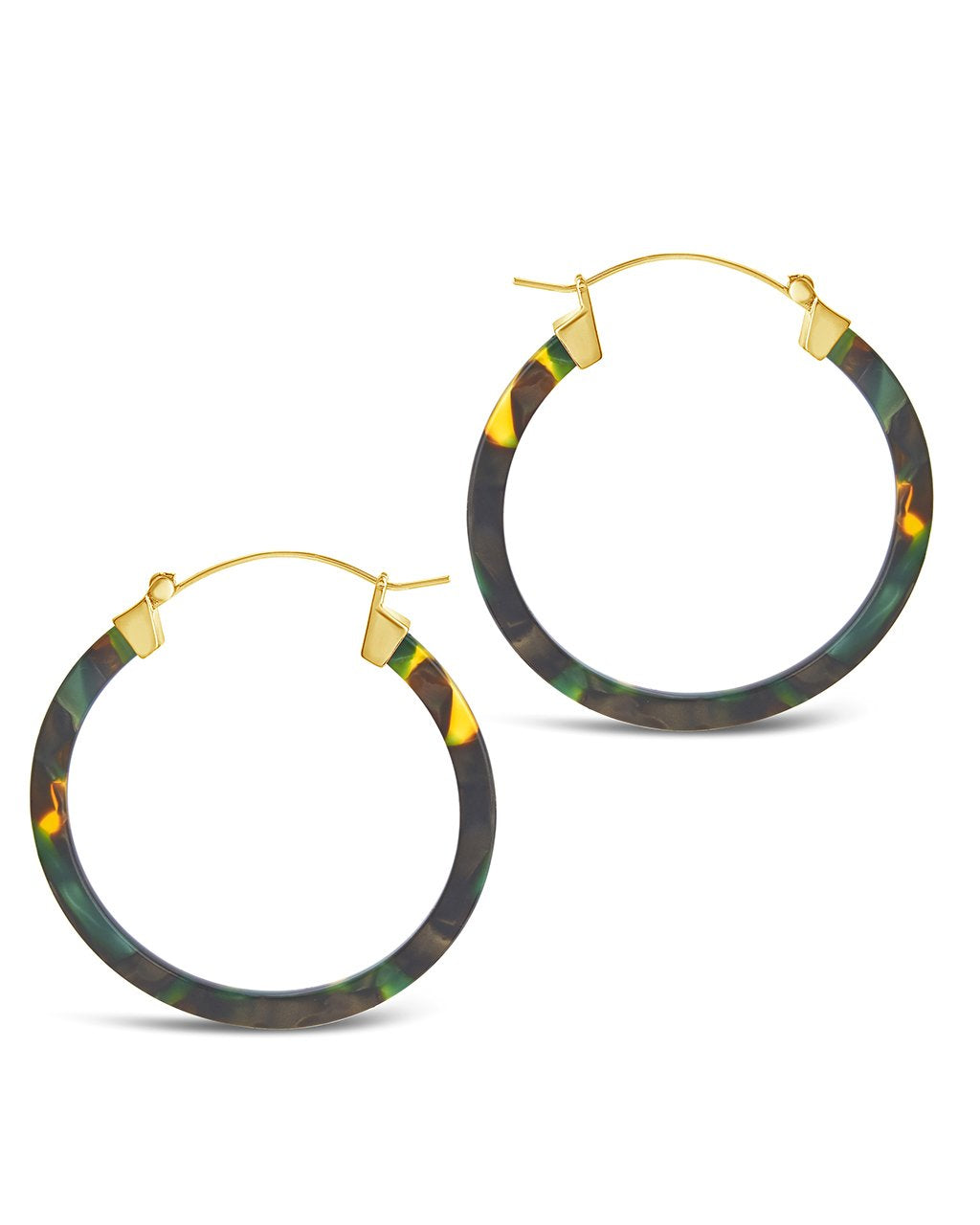 50mm Resin Hoop Earrings