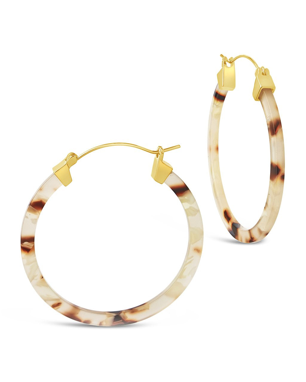 50mm Resin Hoop Earrings