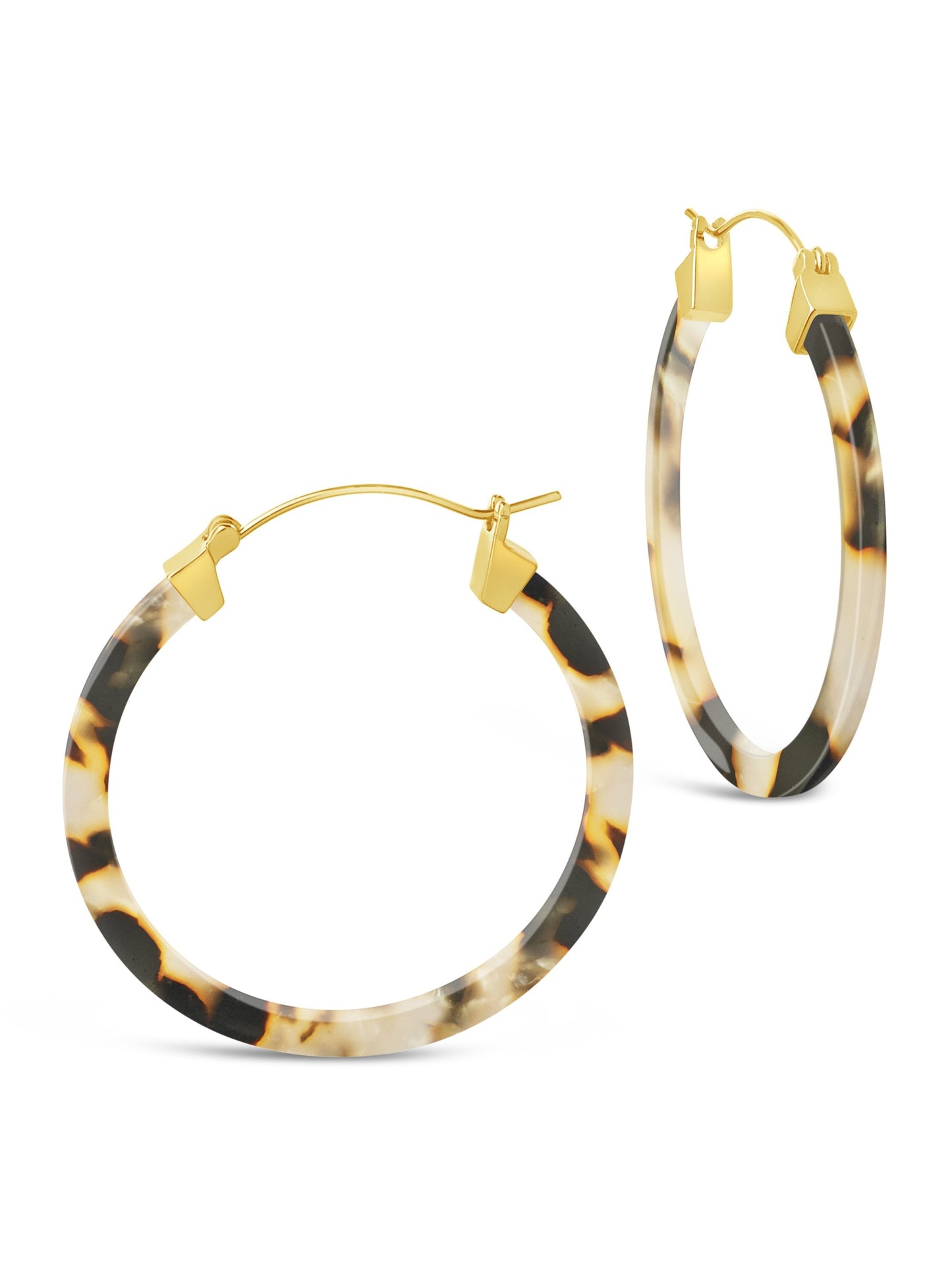 50mm Resin Hoop Earrings