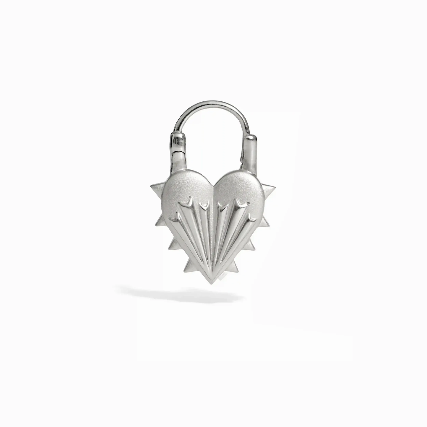 Spiked Heart Earrings