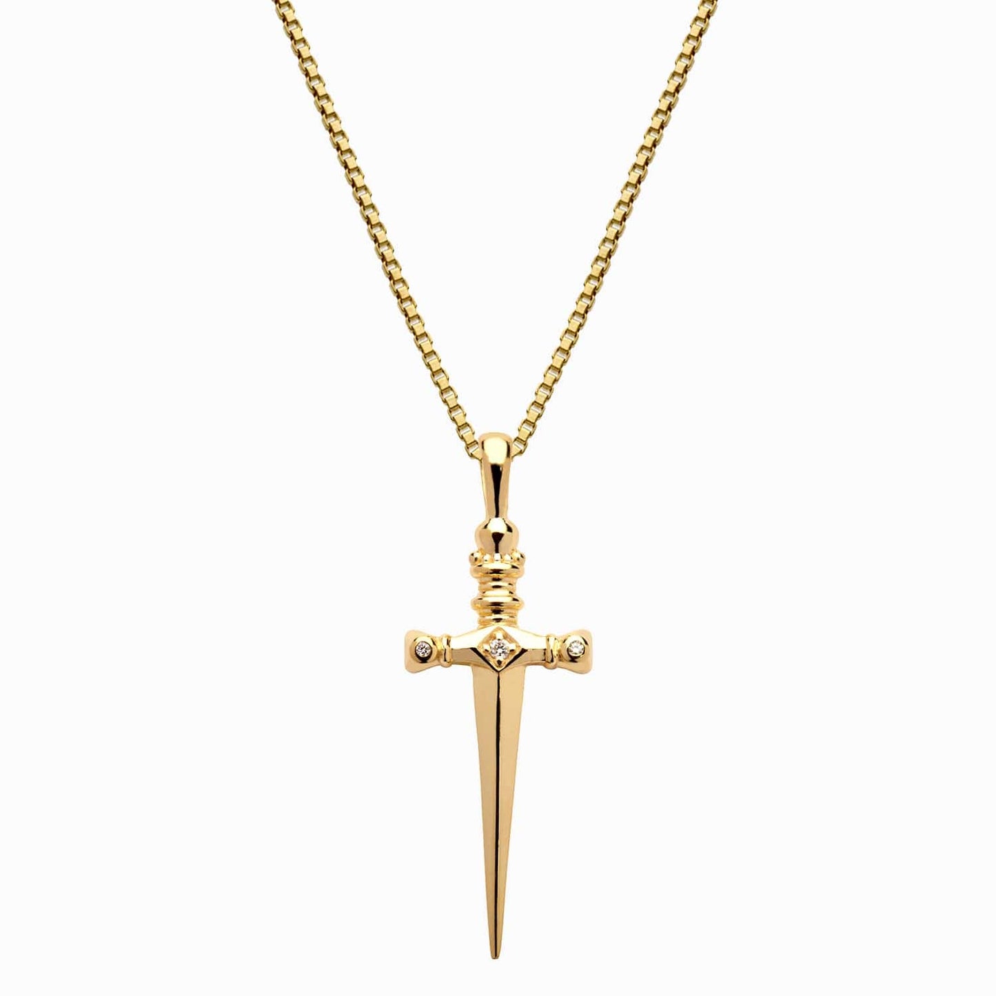 Diamond Sword Necklace