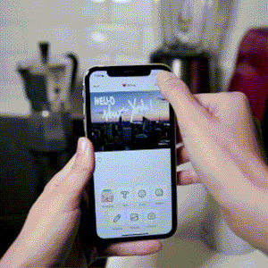 Envoie un message animation