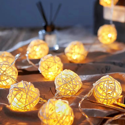 Tiny Land® Rattan string lights