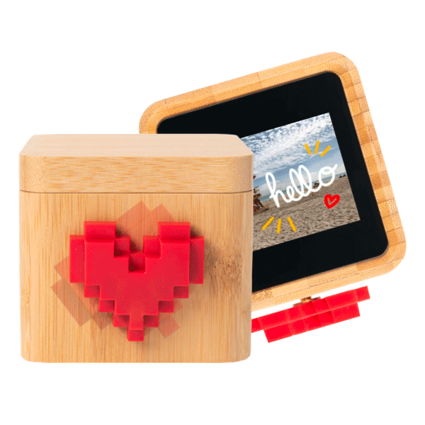 Lovebox The Pride Love Note Messenger | Meaningful Gift for Friends, Couple  Gift, Long Distance Relationship Gift USA plug